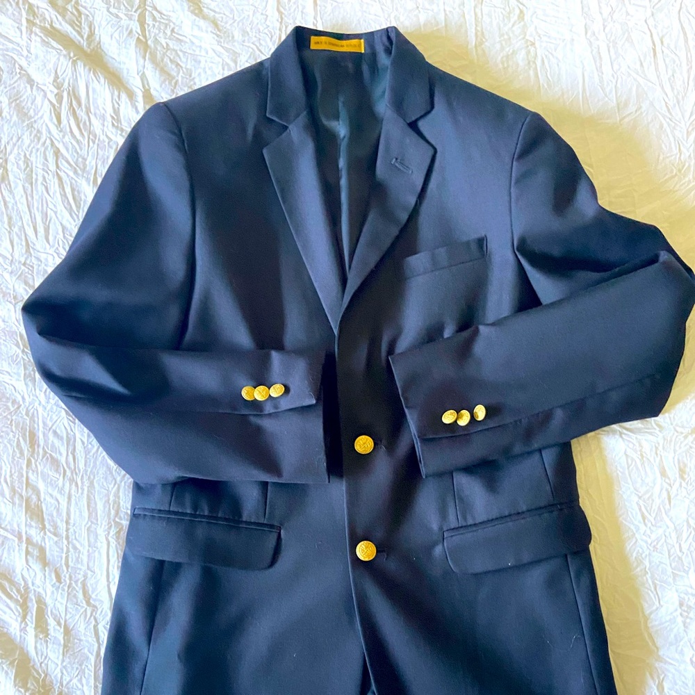 Blue Blazer size 16  made in Dominican Republican